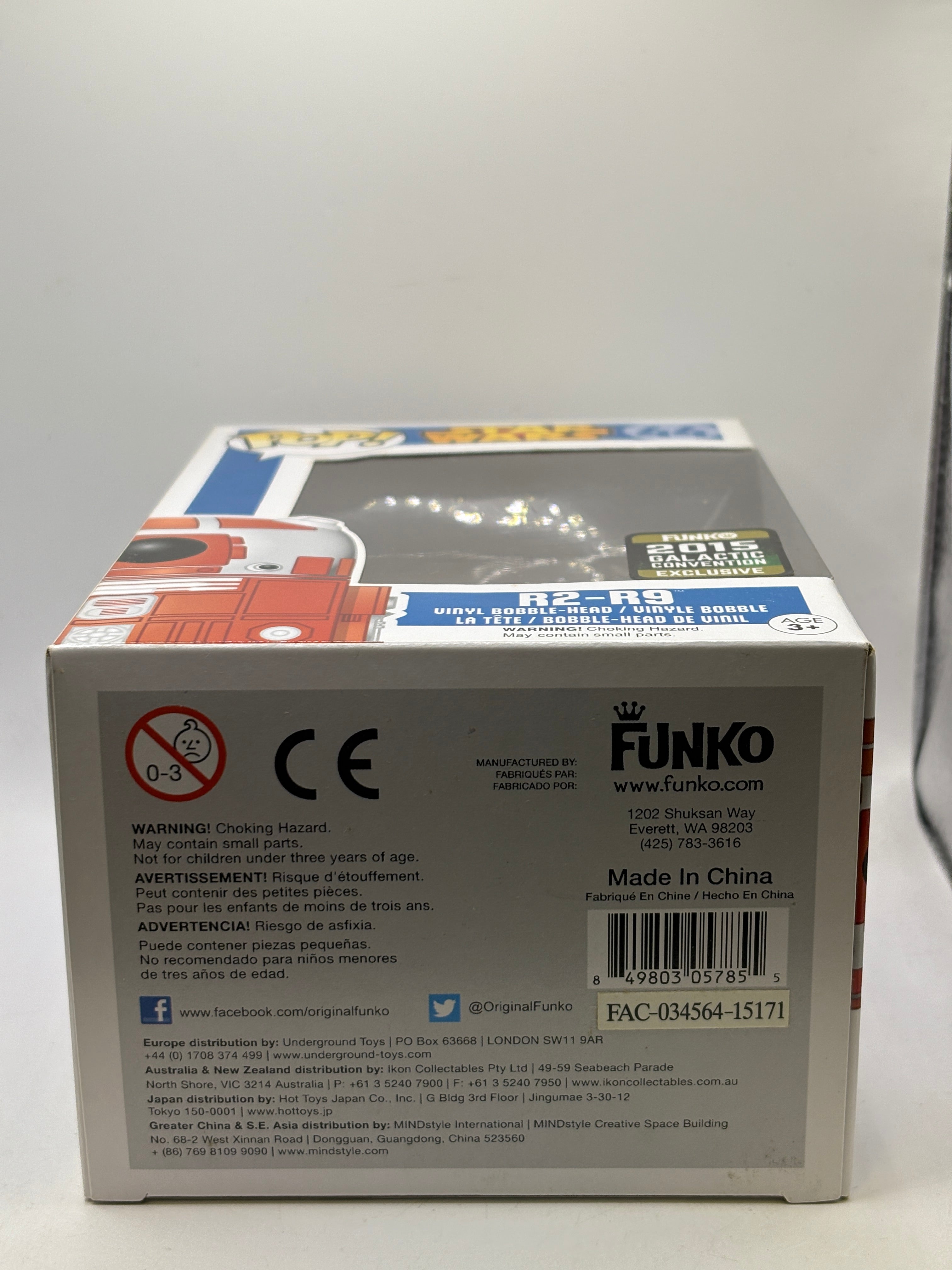 Funko POP! Star Wars #44 R2-R9 Vinyl Bobble-Head 2015 Galactic Convention, photo 6